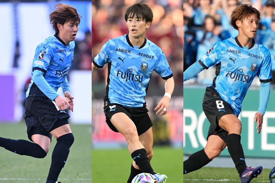 川崎の中盤トリオに注目【写真:徳原隆元&増田美咲】