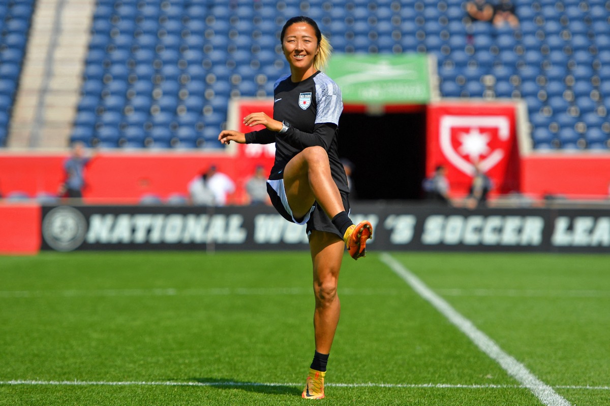 元日本代表の永里優季【写真:USA TODAY Sports/ロイター/アフロ】