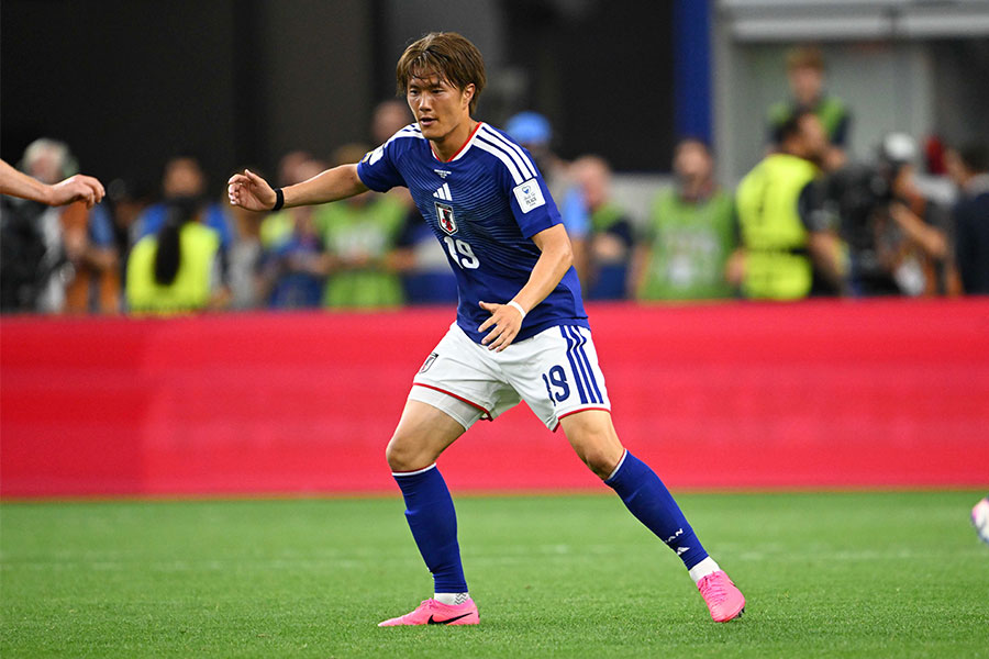小川航基が圧巻の2ゴールを決めた(写真は日本代表)【写真:徳原隆元】