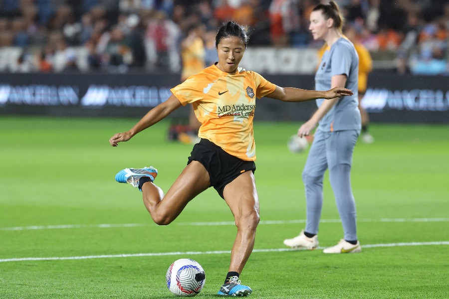 なでしこジャパンでプレーした永里優季【写真:USA TODAY Sports/ロイター/アフロ】