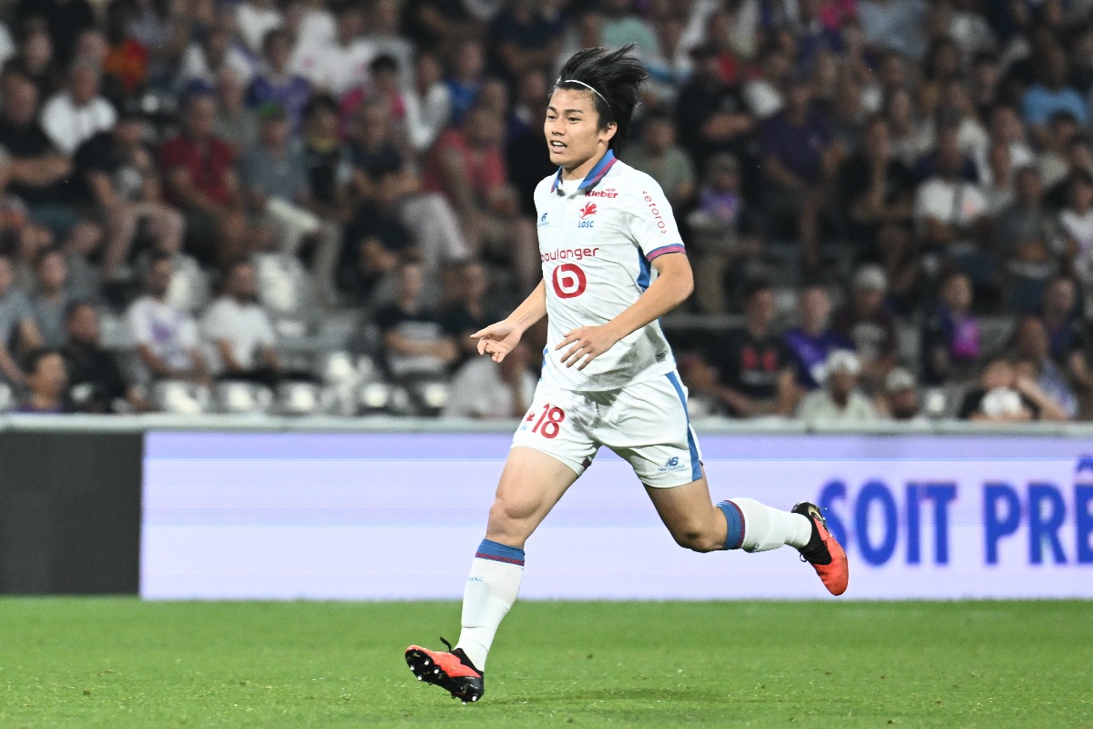 リールの上田綺世【写真:L'EQUIPE/アフロ】