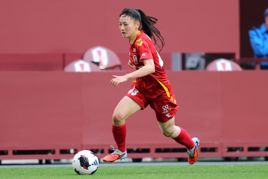 INAC神戸の大田ありす【写真:西村尚己/アフロスポーツ】