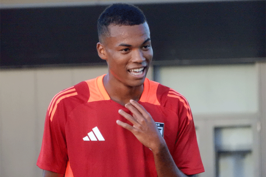 代表初招集の望月ヘンリー海輝【写真:FOOTBALL ZONE編集部】