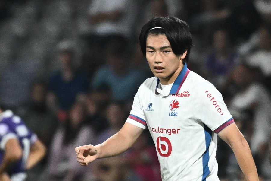 リールの上田綺世【写真:L'EQUIPE/アフロ】