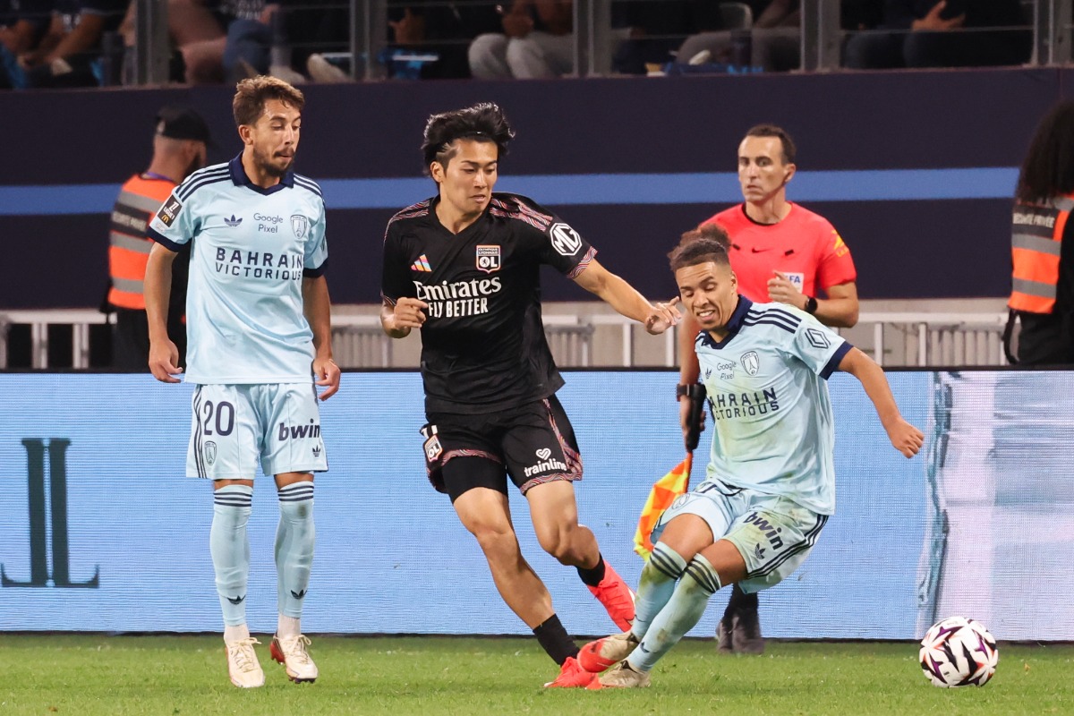 リヨンの日本代表MF中村敬斗【写真:PsnewZ/アフロ】
