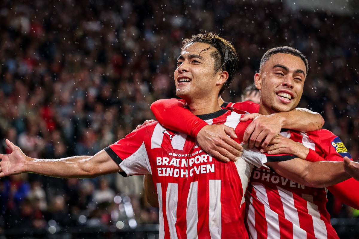 PSVの佐野航大が移籍後初ゴール【写真:Pro Shots/アフロ】