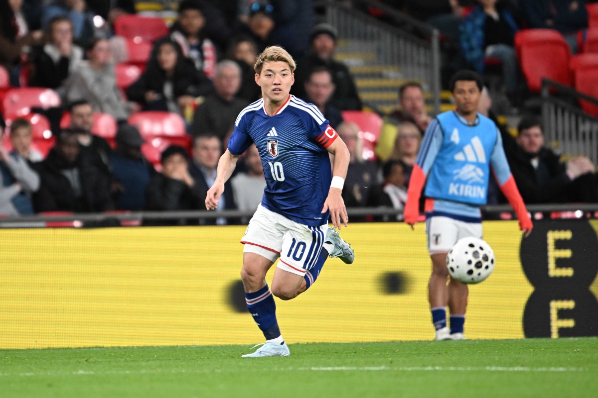 日本代表の堂安律【写真:徳原隆元】