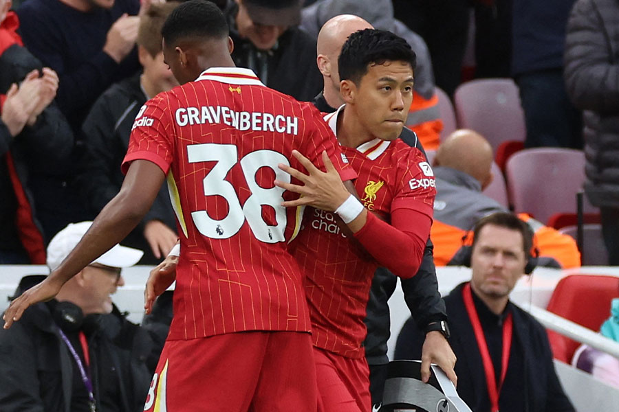 出場機会が限られている遠藤航【写真:ロイター】