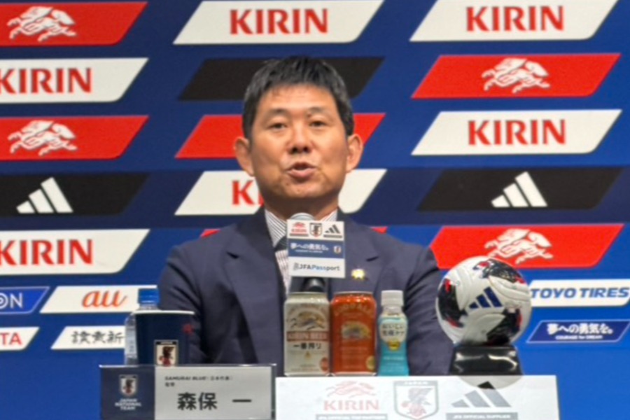 日本代表を率いる森保一監督【写真：徳原隆元】