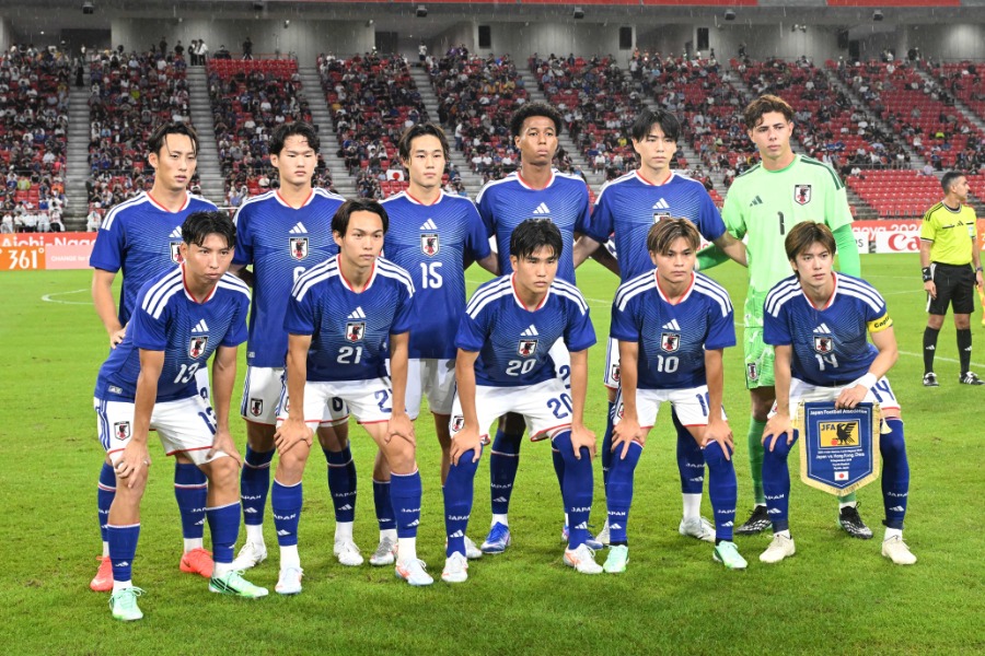 アジア大会に臨むU-21日本代表【写真：徳原隆元】