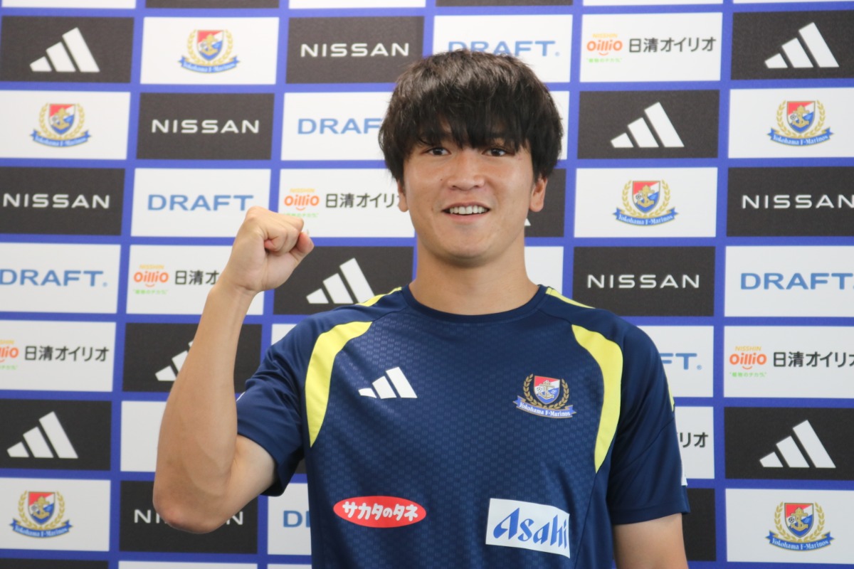 日本代表に初選出された横浜FMの谷村海那【写真：FOOTBALL ZONE編集部 】