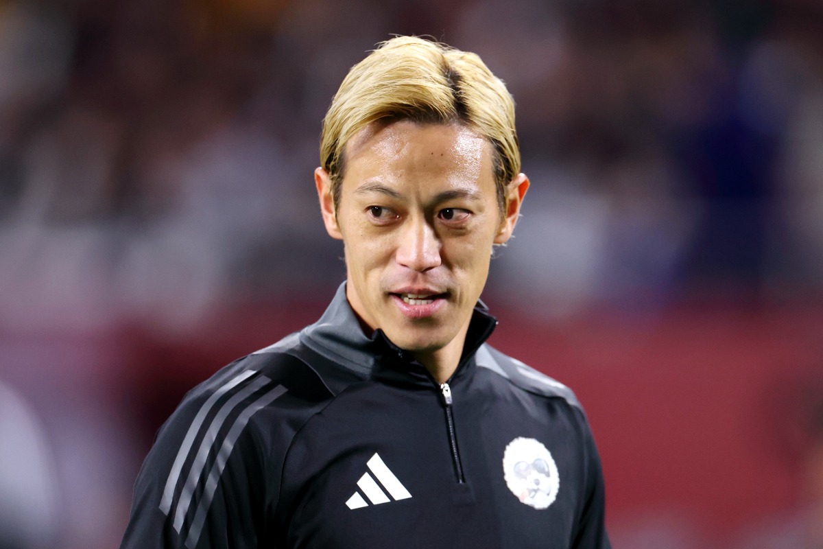 本田圭佑が2年ぶりに公式戦出場を果たした【写真:西村尚己/アフロスポーツ】