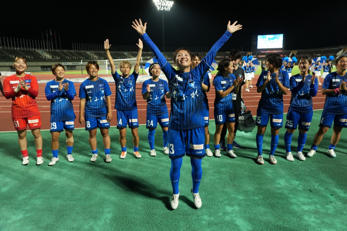 ちふれの佐久間未稀【写真:(C) WE LEAGUE】