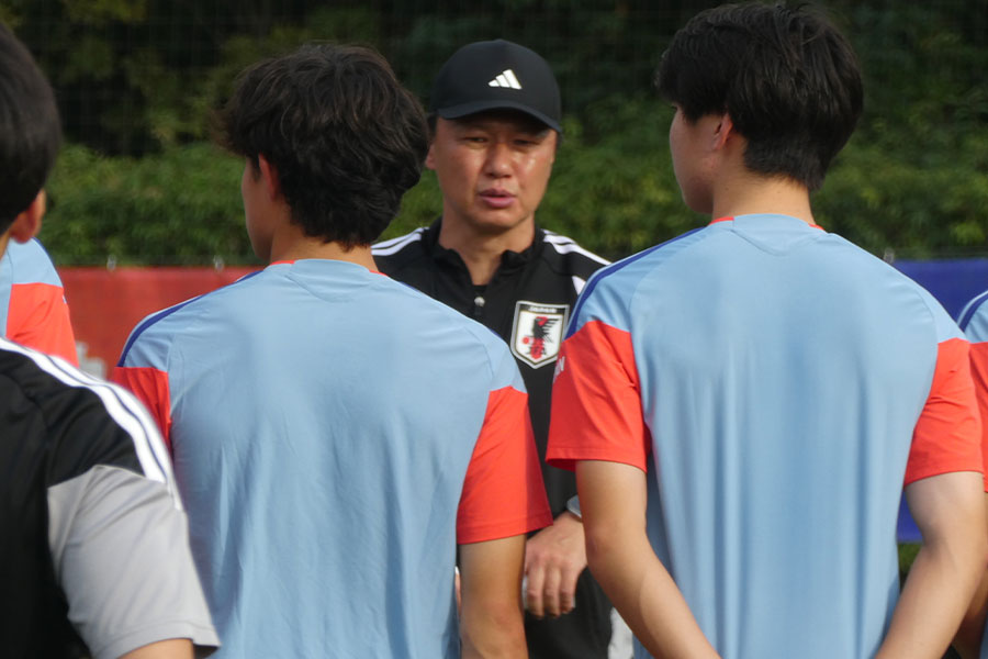 大岩監督が森保監督の発言について言及【写真：FOOTBALL ZONE編集部】