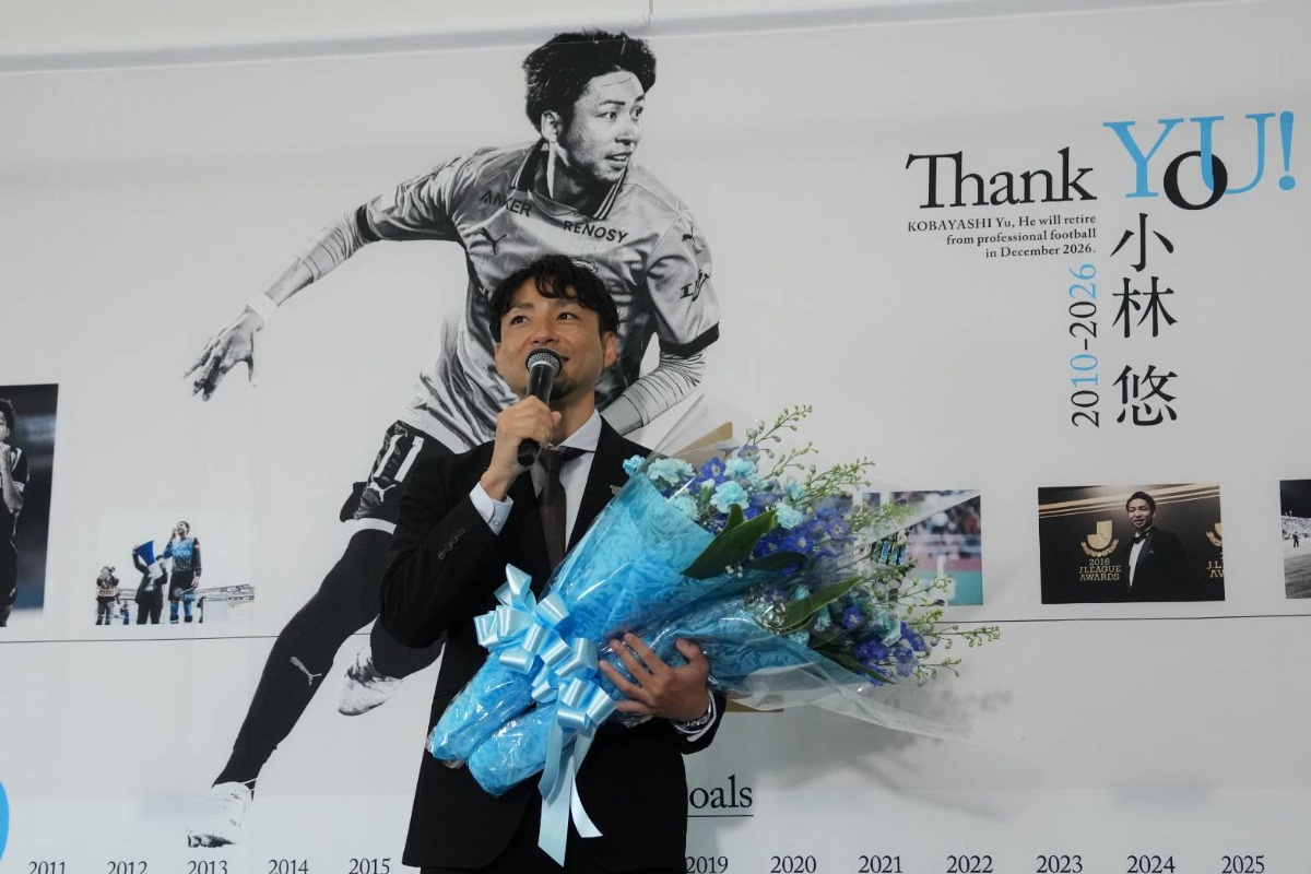 川崎の小林悠が来年元日での引退を発表した【写真:井上学】