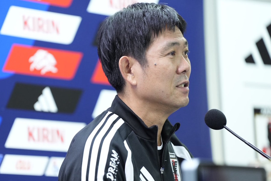 日本代表を率いる森保一監督【写真:増田美咲】