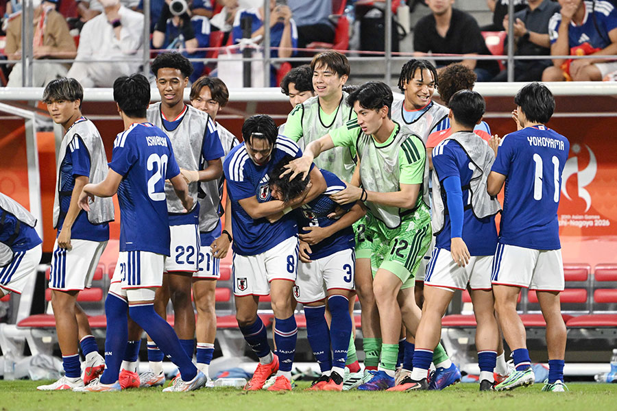 日本は首位通過を決めた【写真:徳原隆元】