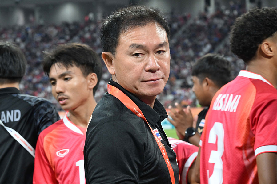タイ代表のタワチャイ・ダムロン・オントラクル監督【写真:徳原隆元】