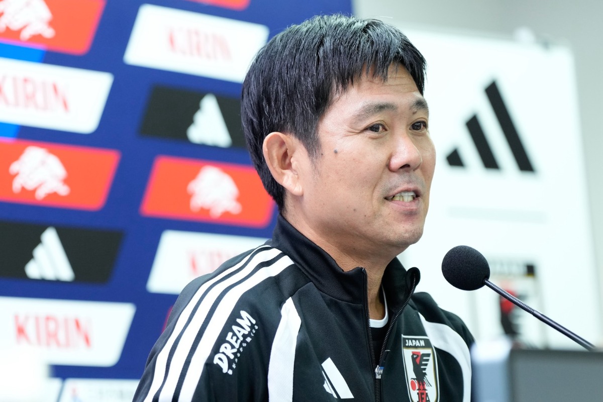 森保監督がDFラインで続くアクシデントについて言及した【写真：増田美咲】