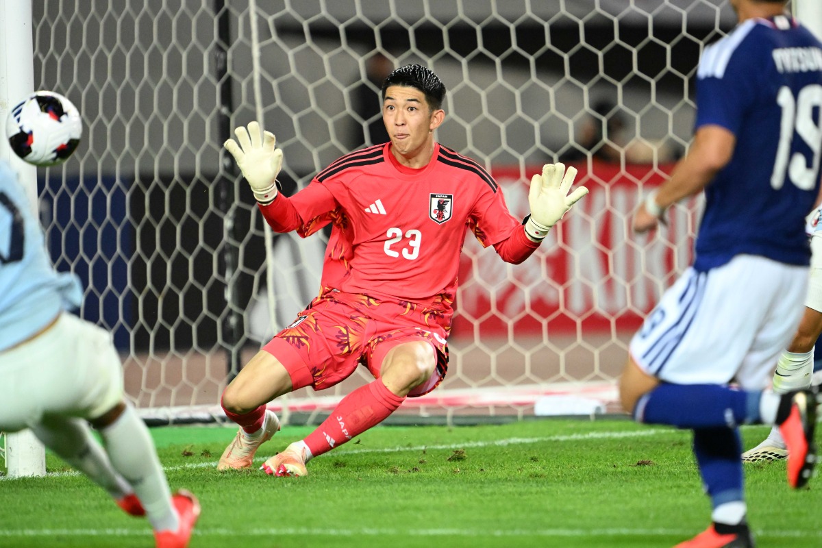 日本代表は前半42分に失点した【写真：徳原隆元】