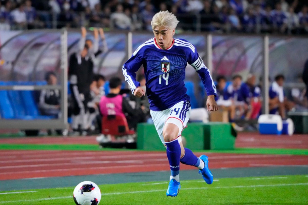 伊東純也がウルグアイ戦でアシスト【写真:増田美咲】