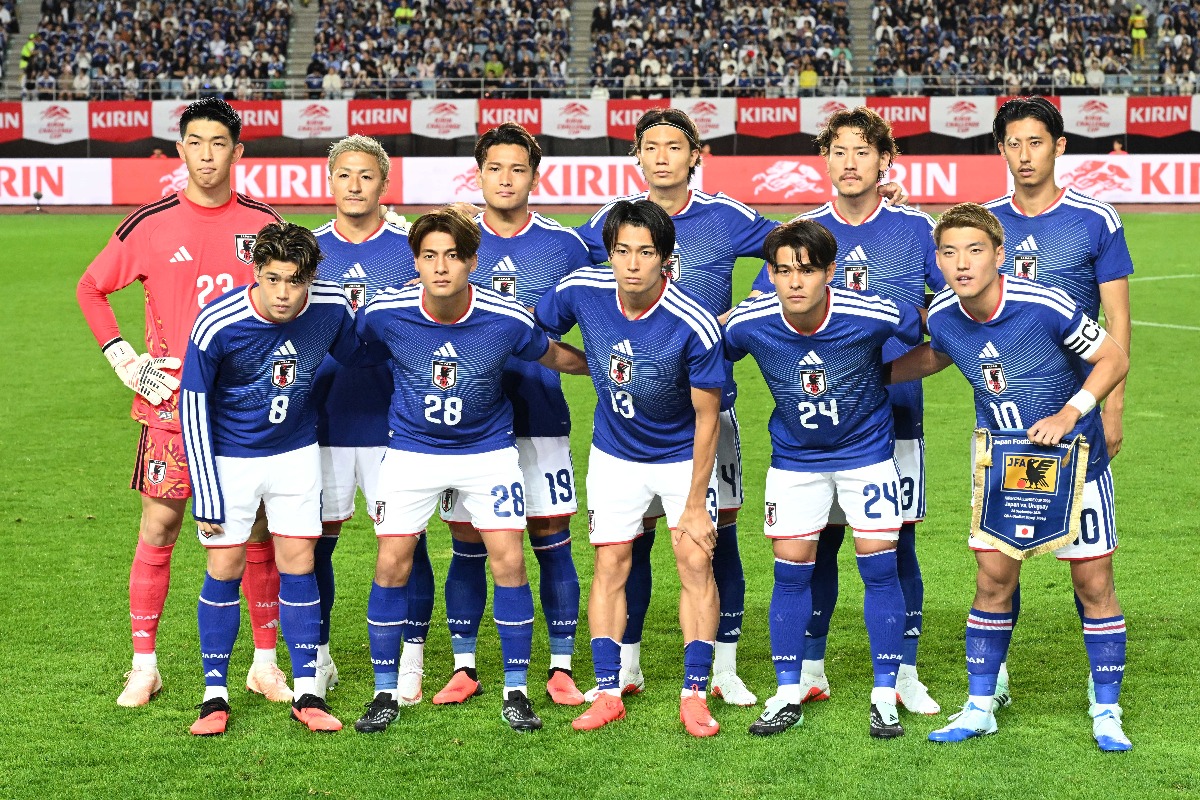 日本代表はウルグアイに3-1で勝利した【写真:徳原隆元】