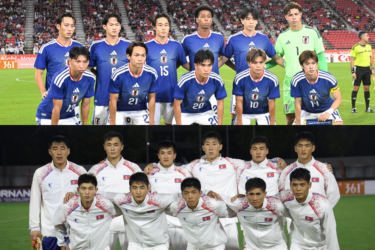 U-21日本代表は北朝鮮と対戦する【写真:徳原隆元&YONHAP NEWS/アフロ】