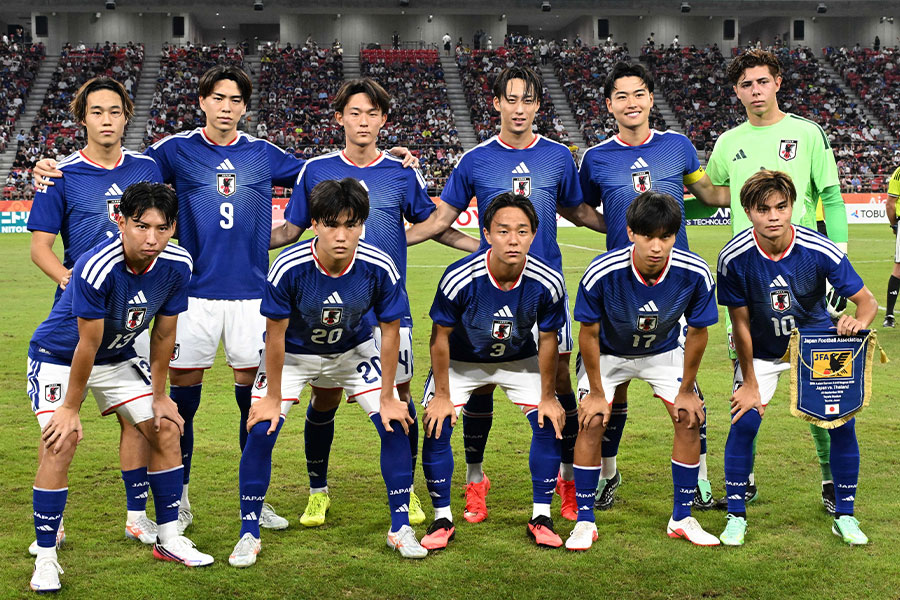U-21日本代表のスタメンが発表された【写真：徳原隆元】