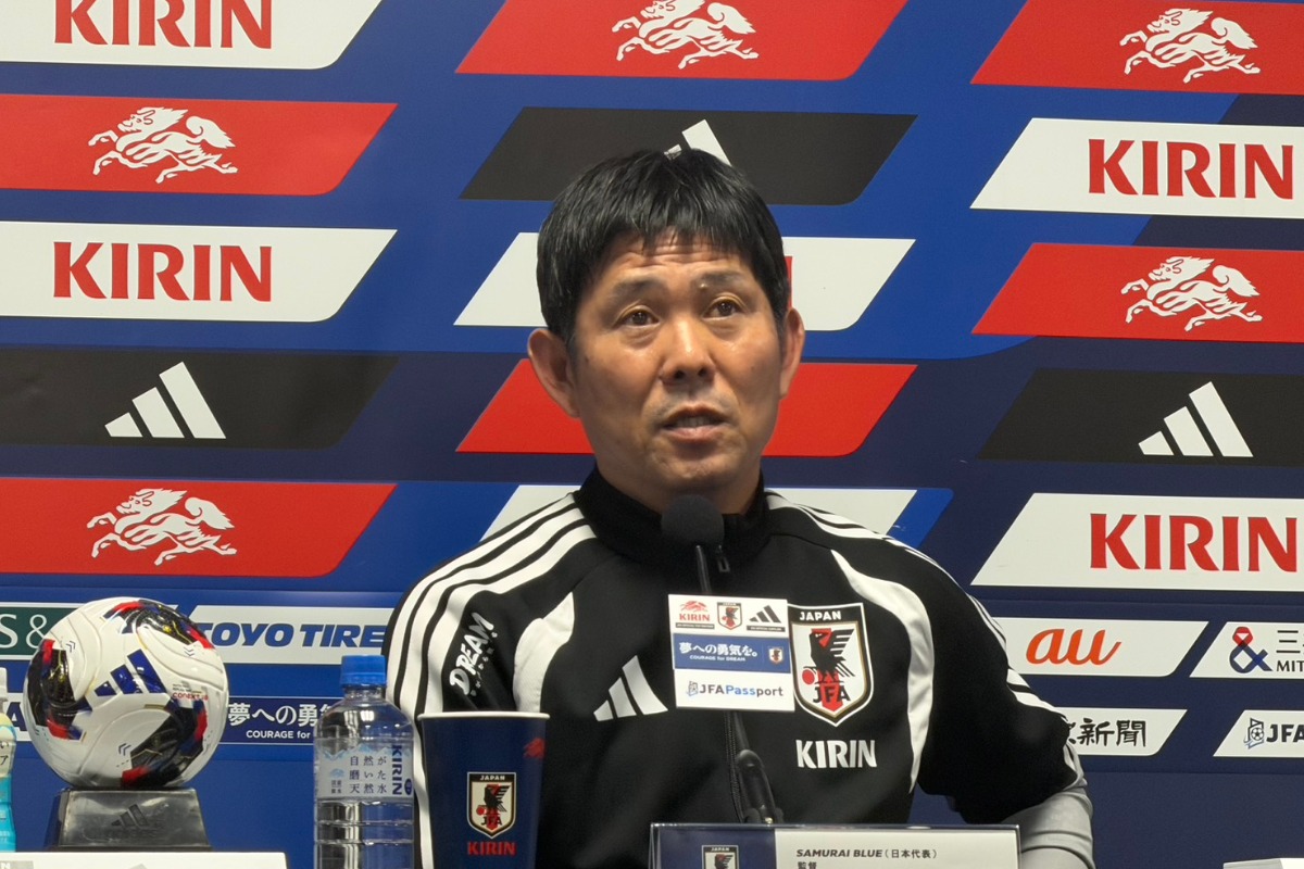 日本代表の森保一監督【写真:FOOTBALL ZONE編集部 】