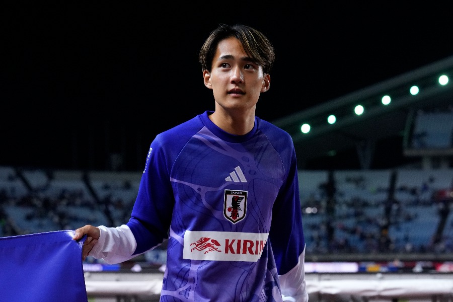 日本代表の齋藤俊輔【写真:増田美咲】