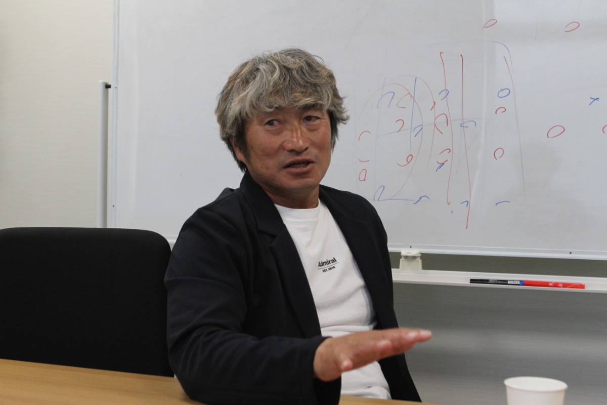ジュビロ磐田U-21監督兼U-18監督の安間貴義【写真:井上信太郎】