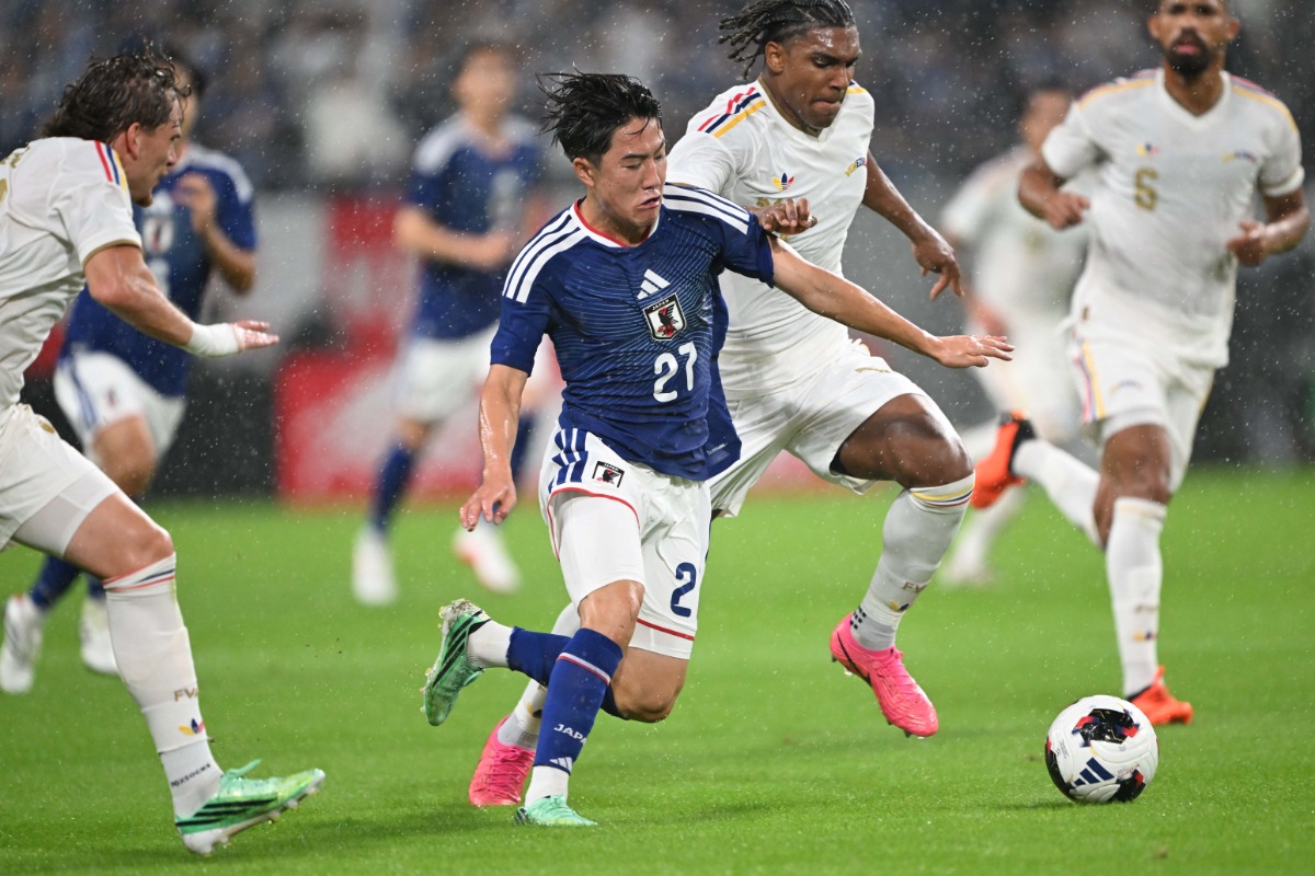日本代表はベネズエラと対戦【写真：徳原隆元】