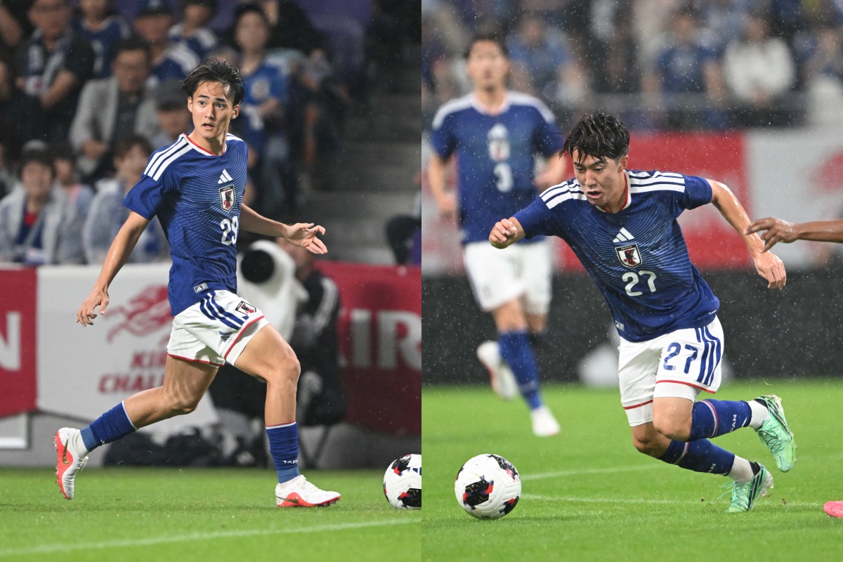 森保監督が若手の活躍に期待【写真:徳原隆元】