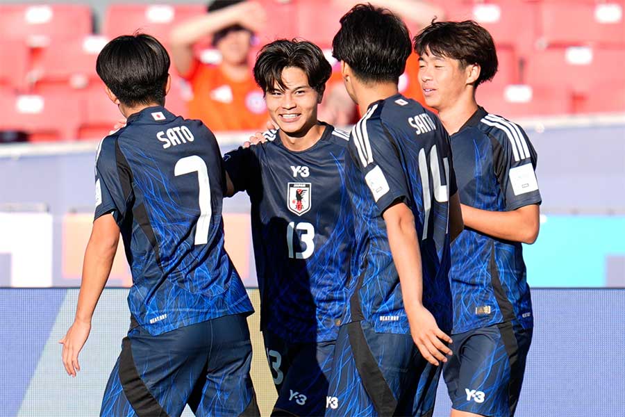 エジプトに快勝したU-20日本代表【写真:AP/アフロ】