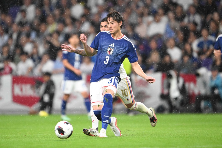 日本代表の瀬古歩夢【写真：徳原隆元】