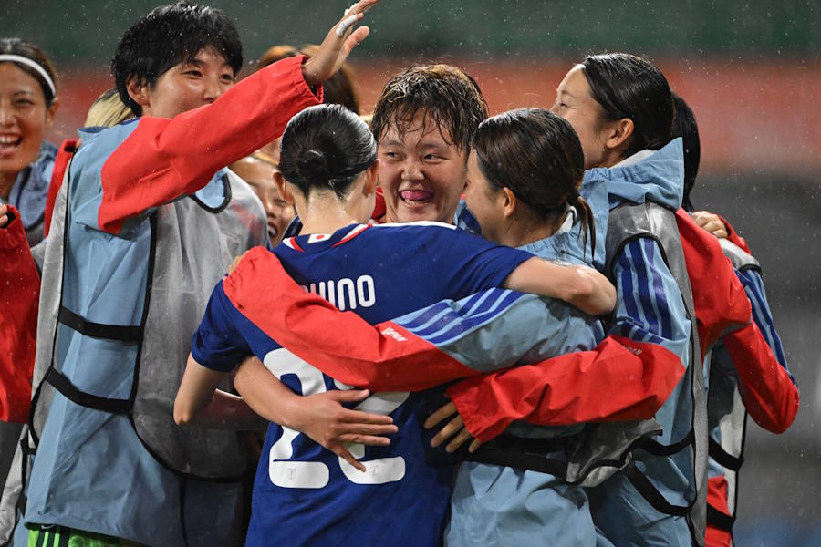 なでしこジャパンが韓国代表に勝利して決勝へ【写真:徳原隆元】