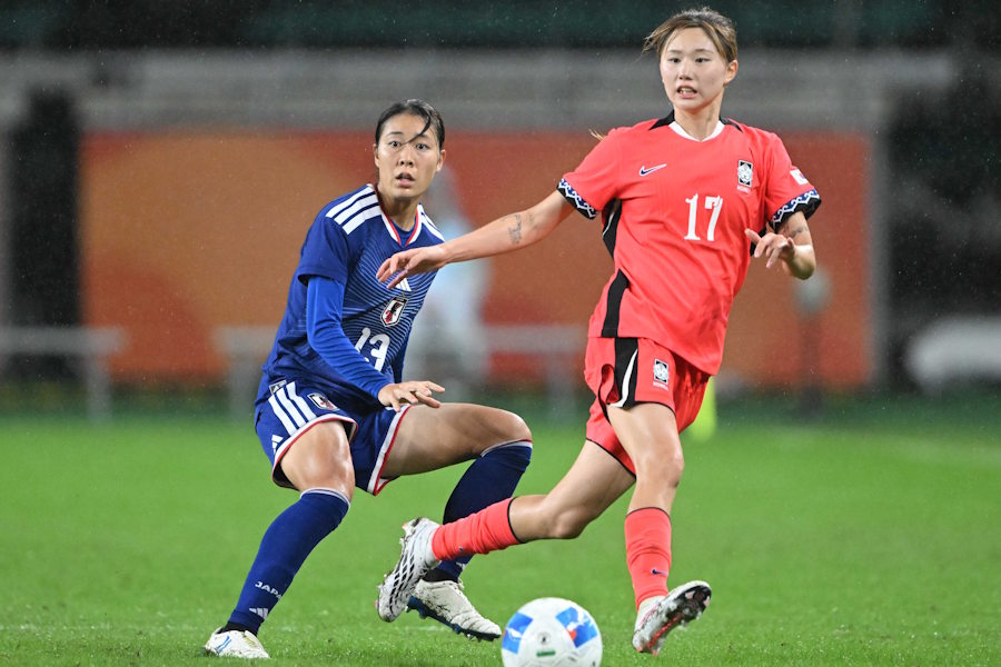 韓国は準決勝で日本に0-2で敗戦【写真：徳原隆元】