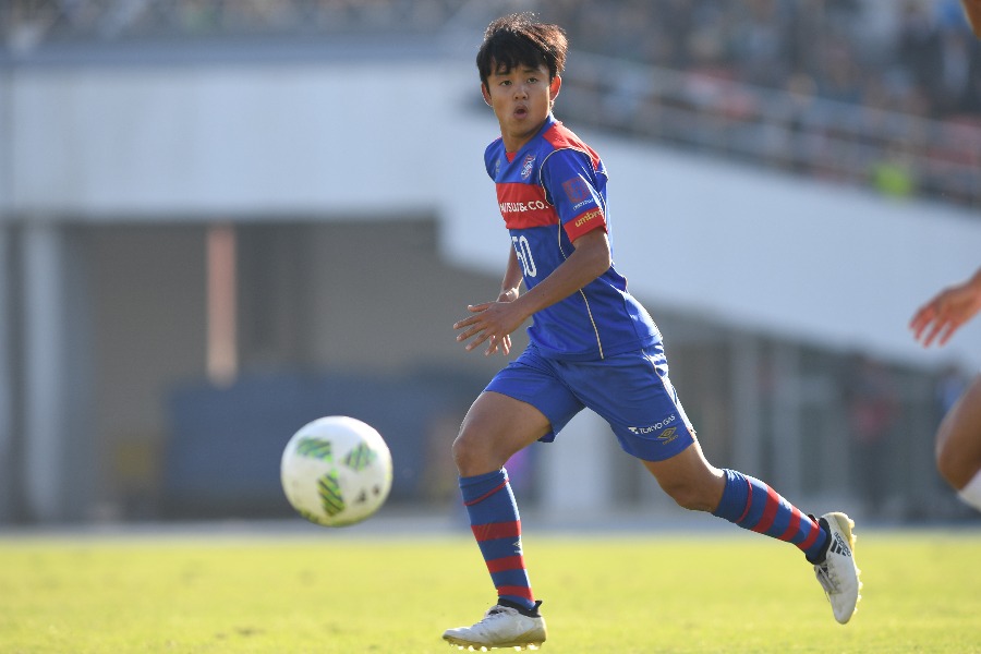FC東京U-23でプレーした久保建英【写真:徳原隆元】