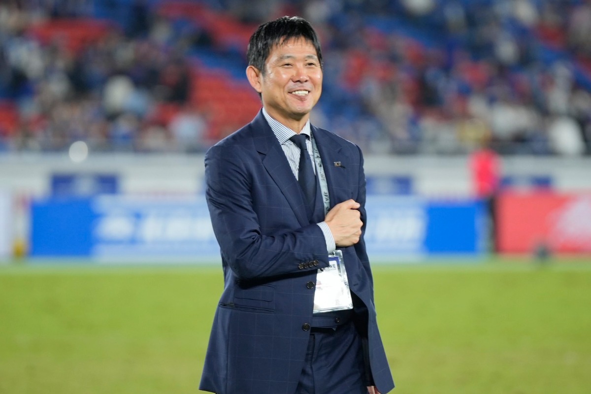 日本代表を率いる森保一監督【写真:増田美咲】