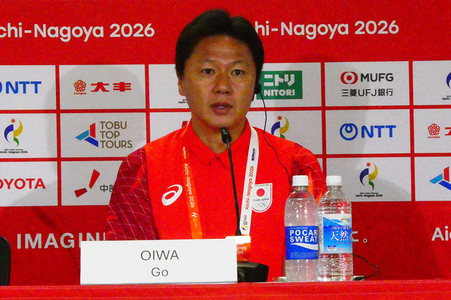 前日会見に出席した大岩剛監督