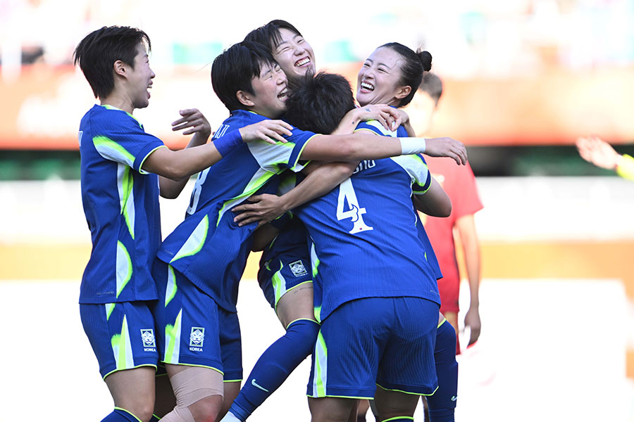 韓国が銅メダルを獲得【写真:徳原隆元】