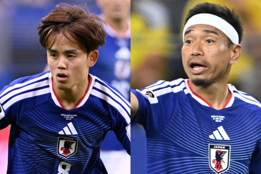 長友が久保の結婚を祝福【写真:徳原隆元】
