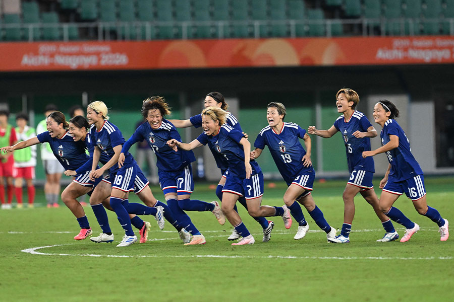 なでしこジャパンがPK戦を制して3連覇【写真:徳原隆元】