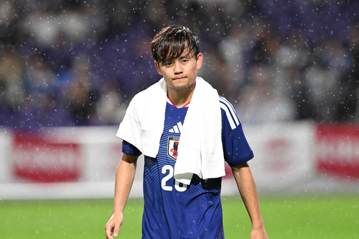 女優・福原遥との結婚を発表した日本代表の久保建英【写真:徳原隆元】