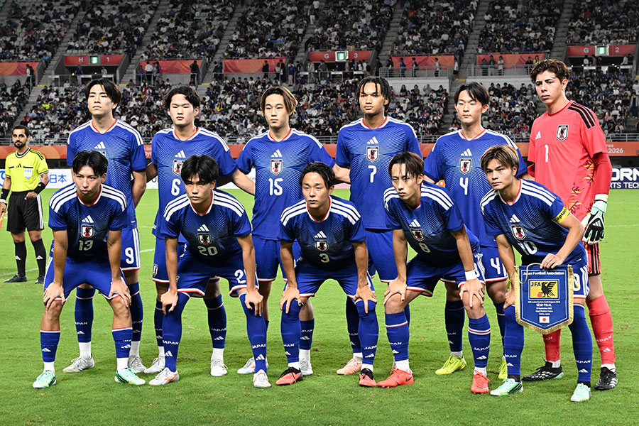 U-21日本代表がアジア大会の決勝戦に挑む【写真:徳原隆元】