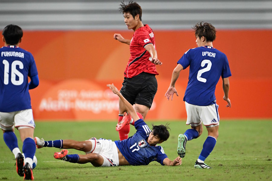 日韓戦は大熱狂【写真:徳原隆元】