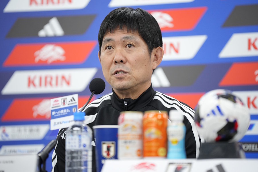 日本代表を率いる森保一監督【写真：徳原隆元】