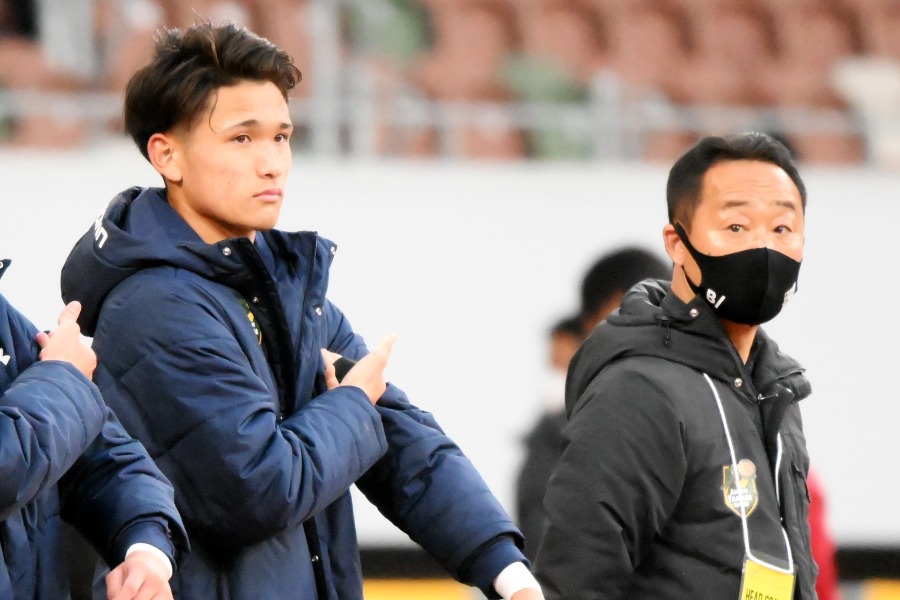 青森山田高で黒田剛監督の指導を受けた松木玖生【写真:SportsPressJP/アフロ】