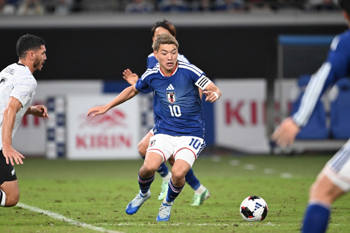 日本代表の堂安律【写真:徳原隆元】