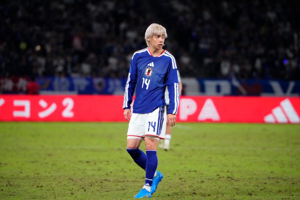 日本代表の伊東純也【写真:増田美咲】
